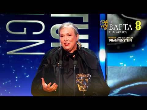 Frankenstein Wins the BAFTA for Costume Design | EE BAFTA Film Awards 2026
