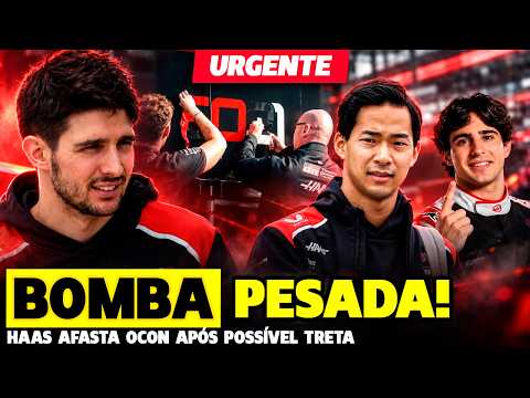 🚨BOMBA: HAAS TIRA OCON DO CARRO APÓS POSSÍVEL TRETA NOS BASTIDORES E HIRAKAWA VAI CORRER | FÓRMULA 1