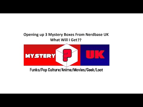 Opening up 3 Nerdbase Mystery Boxes (Anime, Funko and Assorted Pops)