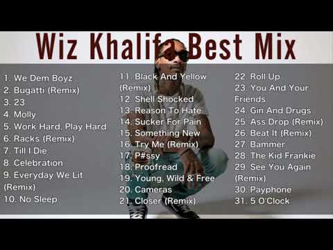 【DJ MIX】【Best Mix】Wiz Khalifa Best Mix Greatest Hits 2022 #WizKhalifa #DJMix