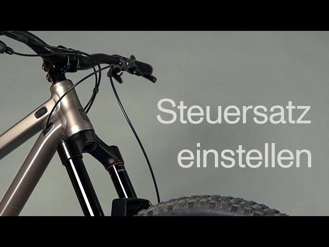 Vidéo teaser pour steuersatz-spiel am bike einstellen