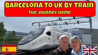 The Journey home by train & bus from Barcelona to Bridgwater.
