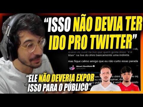 REVOLTA COMENTA SOBRE O DESENTENDIMENTO ENTRE O TITAN MICAO