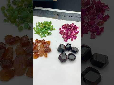 6 Different Types of Garnet || #short #shortvideo #garnet #shorts