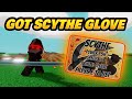 Got Scythe Glove in Slap Battles