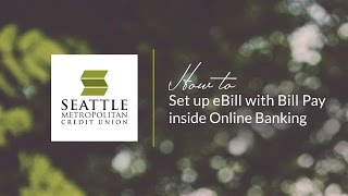 SMCU Online Banking: How to Set Up eBill with Bill Pay