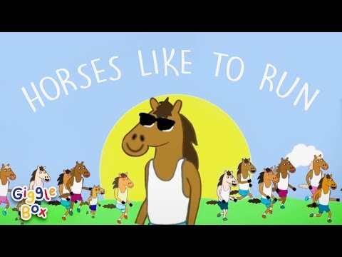 Horses Like To Run | Kids Songs | Family Fun | Gigglebox