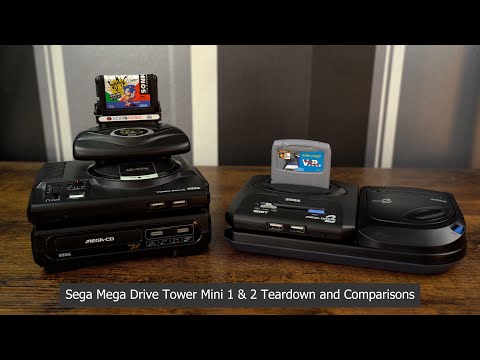 Sega Mega Drive Tower Mini 1 & 2 Teardown and Comparisons