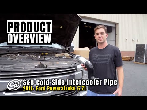 S&B Cold Side Intercooler Pipe for the 2011+ Ford Powerstroke 6.7L