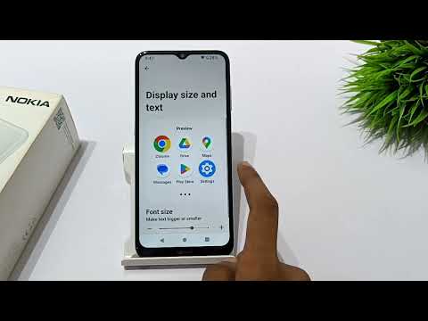 How to increase font size in Nokia g60 | Nokia g22 me font size kaise change kare| Font size setting