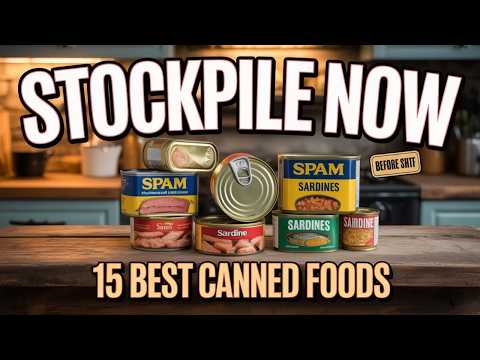15 Best Canned Foods To STOCKPILE Before SHTF