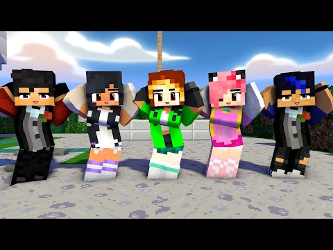 chicken wing meme wedding aphmau, kc and macncheesep1z - minecraft animation #shorts