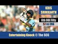 KRIS SRIKKANTH | 6th ODI Fifty | 57 @SCG | IND vs ENG | 6th Match |Benson & Hedges World Series 1985