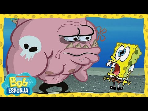 ¡Bob Esponja vs. el portero! | Bob Esponja en Español