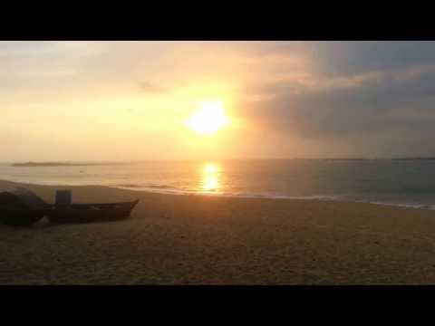 sun rise on the beach