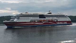 Viking Line &quot;Grace&quot; View from &quot;Baltic queen&quot; near Stockholm