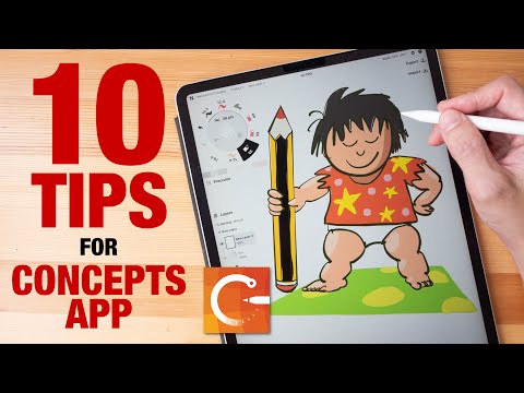 10 tips and shortcuts for Concepts (iPad) App for beginners