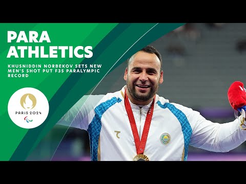 Norbekov Wins Gold For Uzbekistan AND Sets New Paralympic Record In Men's Shot Put F35 🇺🇿