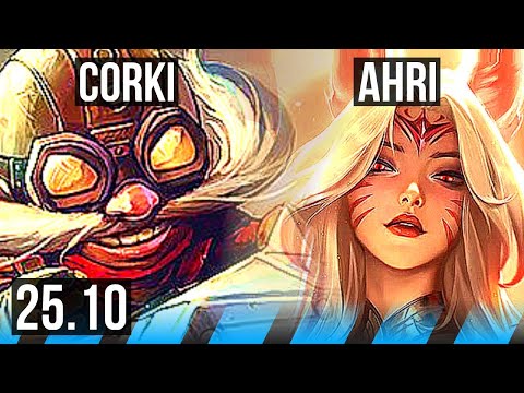 CORKI vs AHRI (MID) | KR Master | 25.10