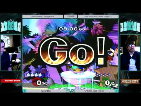 Gate City Smash 1/17/16: Sprankles vs. Shrimpy Lips (Ronzell) Losers Finals