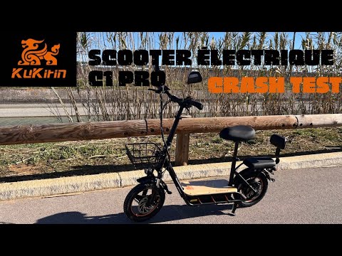 SCOOTER ÉLECTRIQUE KUKIRIN C1 PRO PLIANT CRASH TEST