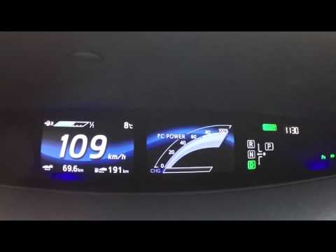 Toyota Mirai 2015. Aceleración
