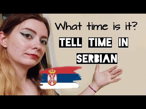 Half nine?? Tell time in Serbian - 24 hour format time telling - learning with Lingua Serbia