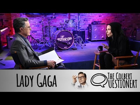 Lady Gaga Takes The Colbert Questionert