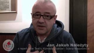 preview picture of video 'Jan Jakub Należyty o repertuarze Teatru Komedia Kraków - Scena Niepołomice'