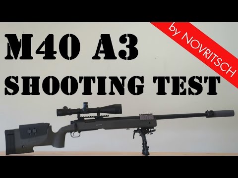ASG / VFC M40A3 Airsoft Sniper - Shooting Test -