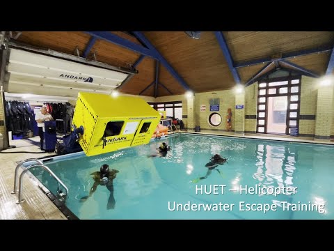 How to escape a ditched helicopter or light aircraft, a 60 second demo