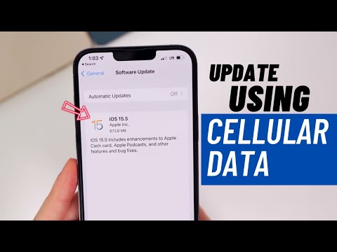 iOS 15.5 Update Using Your Cellular  Data | Fast And Simple