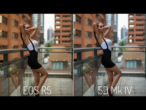 Canon EOS R5 VS Canon 5D Mark IV CAMERA COMPARISON | Canon R5