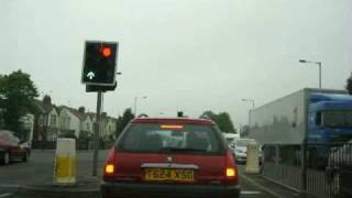preview picture of video 'Time-lapse car trip from Kingsway, Derby to East Midlands Airport, Leicestershire'