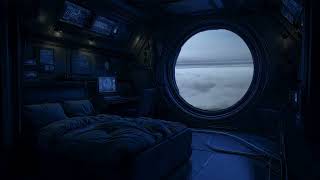 Dark In-Flight Brown Noise ✈️ Soothing Airplane Ambience for Deep Sleep and Focus