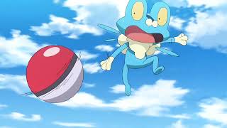 Here again super Goh caught Froakie without even a battle 😂 || Pokemon journey - English Sub