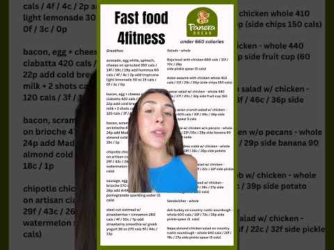 Fast Food for fitness series part 4 - Panera!! 🥪  Macro friendly options you can grab on the go! 😋