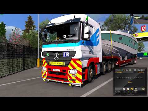 Euro Truck Simulator 2 (1.30) Mercedes Actros MP3 Reworked v 2.2 [Schumi] [1.30] + DLC's & Mods
