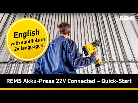 Vidéo YouTube du produit Akku-Press 22V Connected Basic-Pack