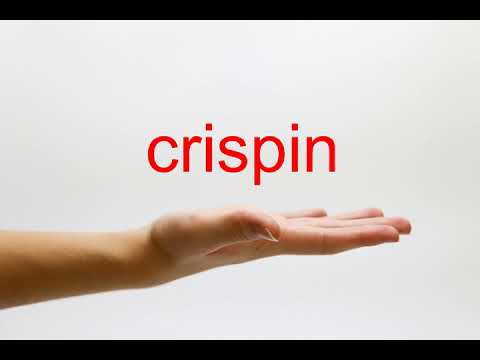 How to Pronounce crispin - American English
