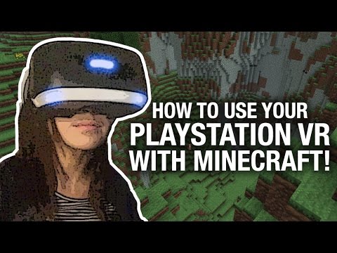 HOW TO GET PSVR WORKING WITH MINECRAFT VR! // Trinus VR and Vivecraft Mod Minecraft VR Gameplay
