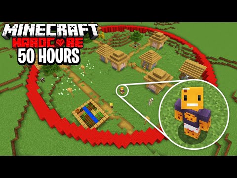 Surviving 50 Hours in a Minecraft Circle - Hardcore Challenge