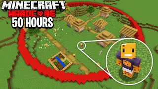I Survived 50 HOURS in a CIRCLE in Minecraft Hardc
