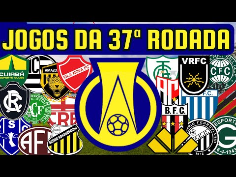 PRÓXIMOS JOGOS DA SÉRIE B| 37ª RODADA| 14/11 A 15/11