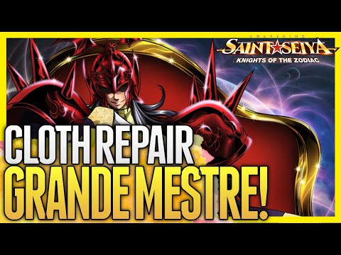 CLOTH REPAIR do GRANDE MESTRE é NOJENTO! O Melhor CONTROLE do JOGO? | SAINT SEIYA AWAKENING