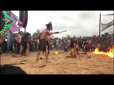 Kamakhya & ATMA Coletivo - Fire Fan Performance "Pachamama Festival"