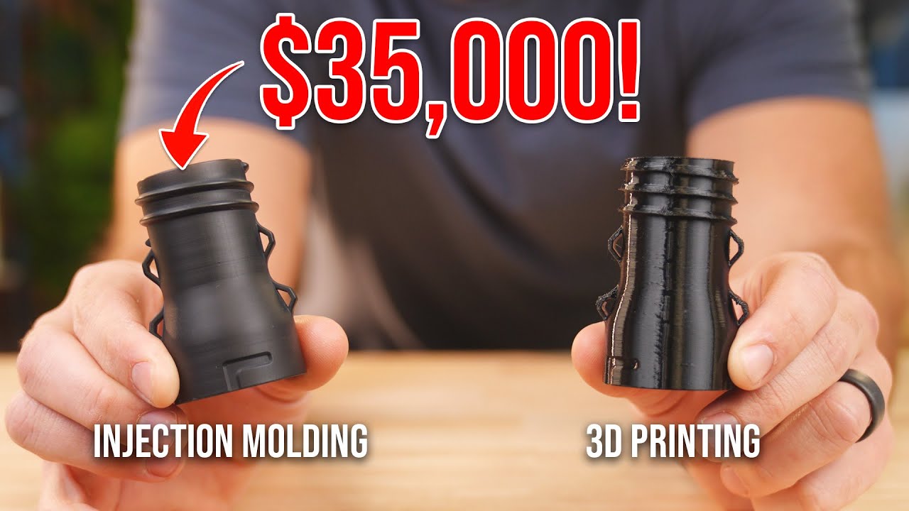 Why is 3D Printing so Expensive?  Injection Molding Comparison