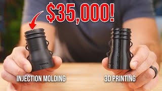 Why is 3D Printing so Expensive?  Injection Molding Comparison