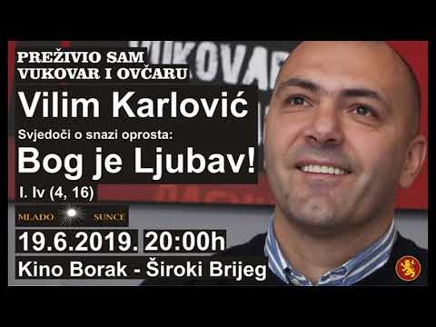 Radio Herceg-Bosne prilog o predavanju Vilima Karlovića u Širokom Brijegu - Udruga Mlado Sunce