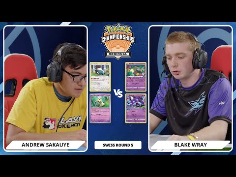 TCG Andrew Sakauye Vs Blake Wray - 2024 Pokémon Sacramento Regional Championships Swiss R5